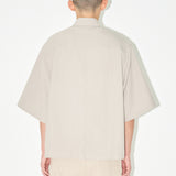 'MARLO' S/S Shirt in Light Taupe