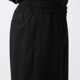 BACKSEAM KNIT TROUSERS in black