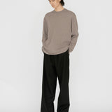 HAYES Cashmere Knit L/S Tee in Camel Marl