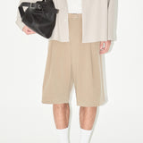 'JONAH' Bermuda Shorts in Heather Beige