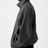 TRACK JACKET in metallic grey